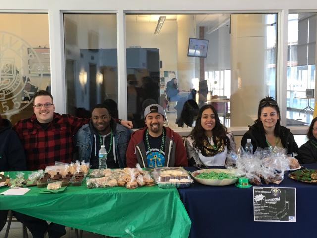 The Kean Criminal Justice Honor Society holds a bake sale.