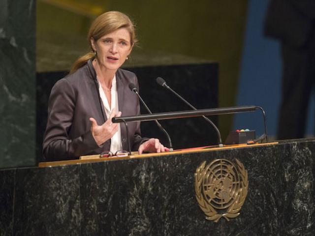 Former ambassador to the U.N. Samantha Power