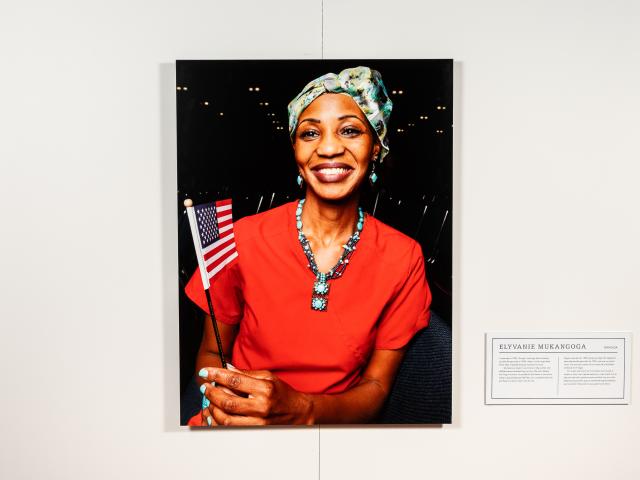 The Newest Americans is on exhibit at Kean