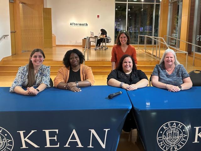 Panelists spoke about the impact of Superstorm Sandy, in an event at Kean