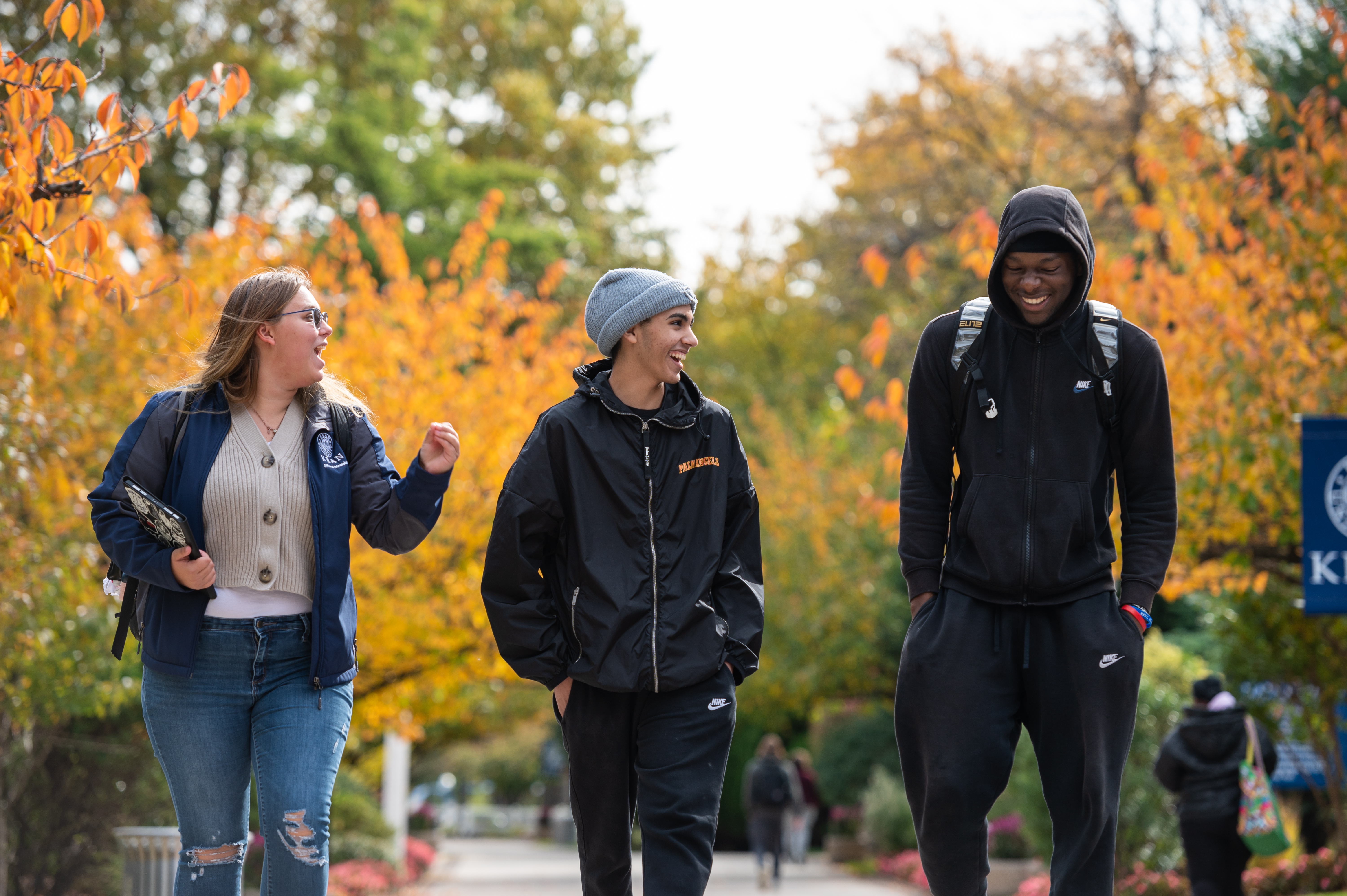 Diverse group of Kean University students