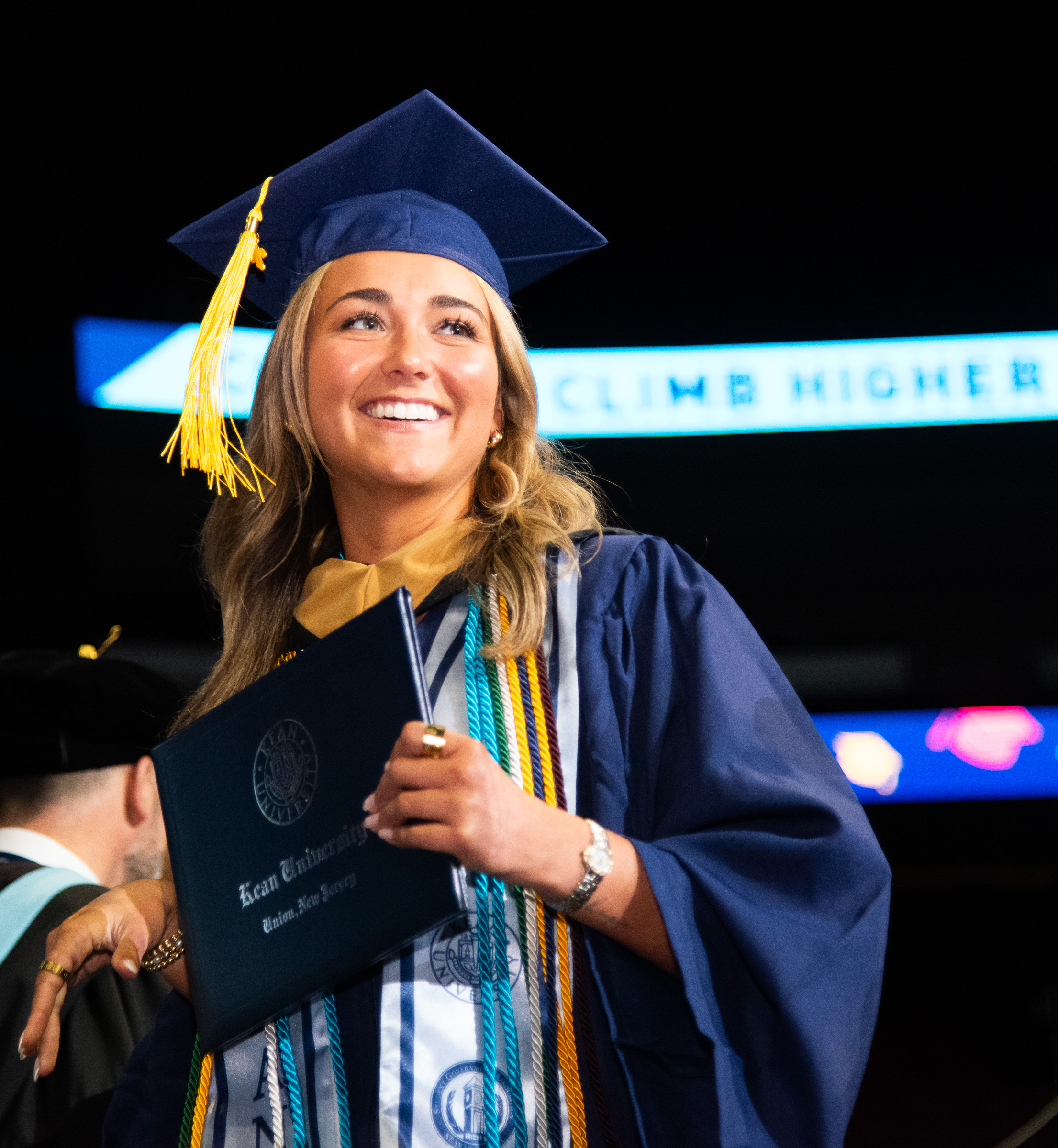 Kean graduate at the Prudential Center