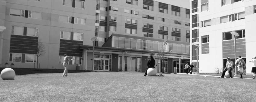Outside of Residence Hall Building