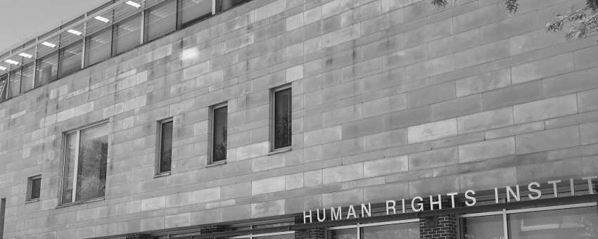 Outdoor view of the Human RIghts Institute