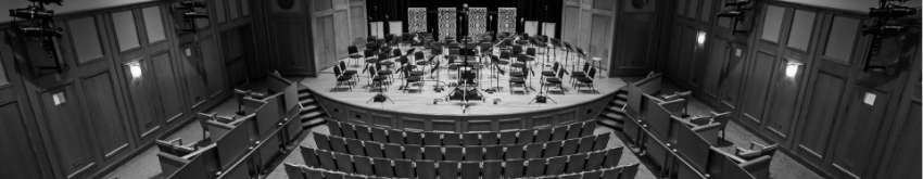 View of empty theater - Enlow Recital Hall