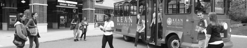 Kean trolley at Union Station 30 minutes to NYC