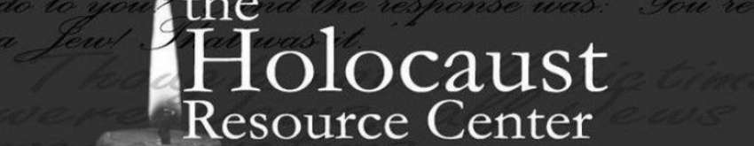 Holocaust Resource Center logo with candle banner
