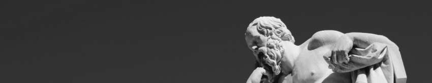 A statue of Socrates