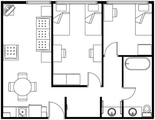 single occupancy room