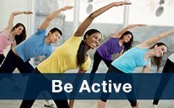 A group fitness class