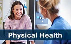 Woman consults with doctor