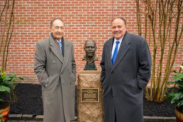 Dr. Dawood Farahi and Martin Luther King III at Kean