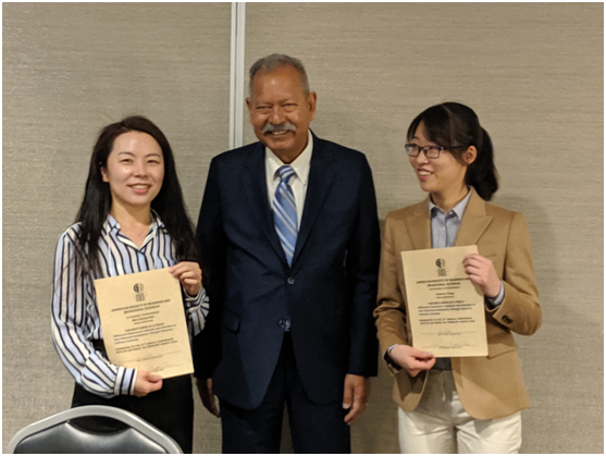 Min Chung Han, Wali I. Mondal and Danwei Yang at the American Society of Business and Behavioral Science conference