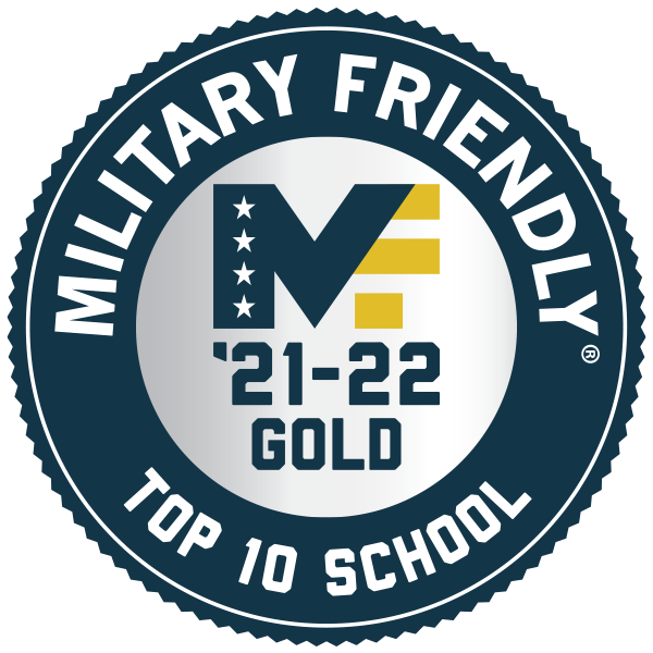 Kean Military Friendly Gold Top 10 logo 