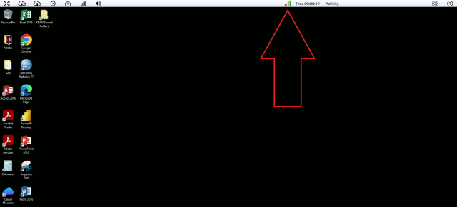 Kean Virtual Lab Network Indicator