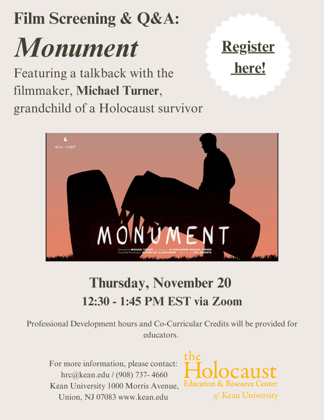 Monument Film Event Flyer