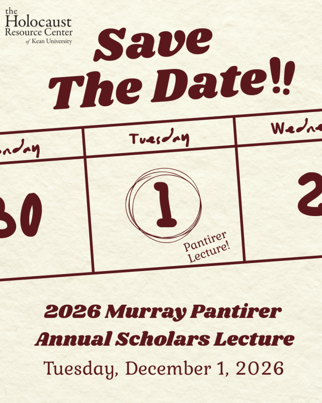 Save the date: Pantirer Lecture