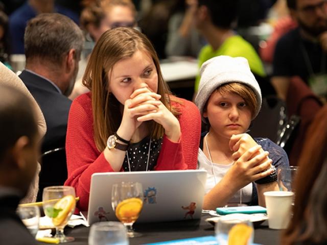 Sarah Mack and other Kean students attend U.N. Sustainability conference