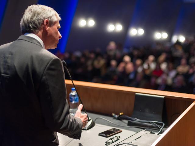 Author Jon Meacham opens the 2018-2019 Distinguished Lecture Series