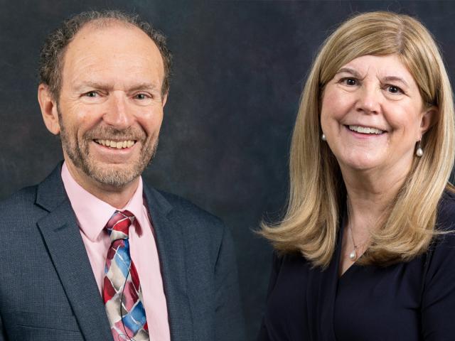 Kean University professors J. Barry Mascari and Jane Webber