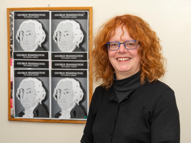 C. Brid Nicholson, Ph.D., is a Kean assistant professor of history, and produces historical documentaries