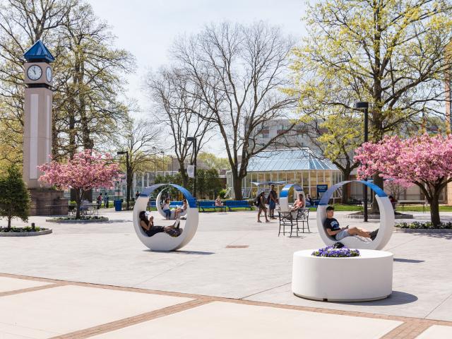 Spring photo of main campus