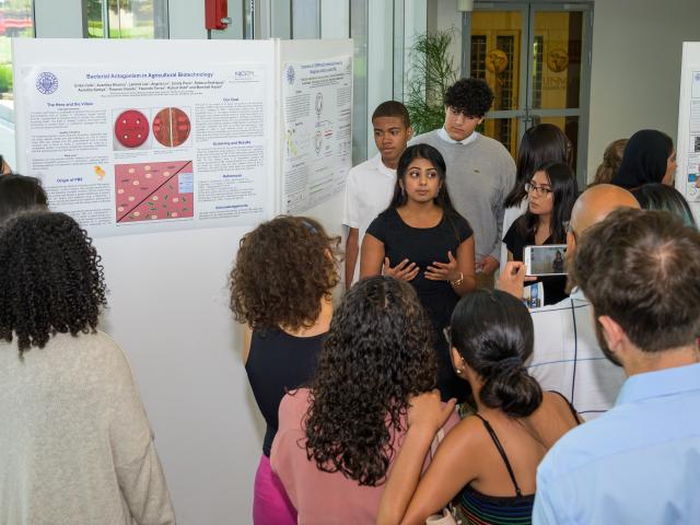 High school students researched STEM topics from medicinal chemistry to machine learning during the summer research program at Kean.