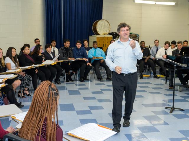 Gerald Wirth worked with Kean's Concert Choir