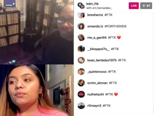 Kean Dance Marathon 2020 was held on Instagram Live