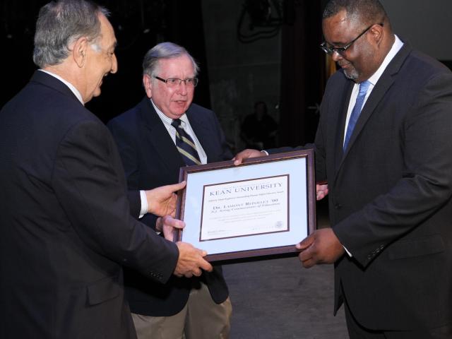 The Human Rights Institute at Kean honors Repollet as an Outstanding Human Rights Educator in 2018.