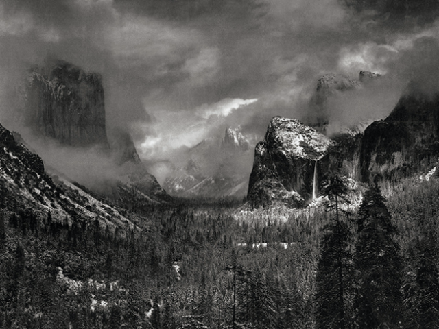 Image from Ansel Adams Exhibition at Kean Galleries