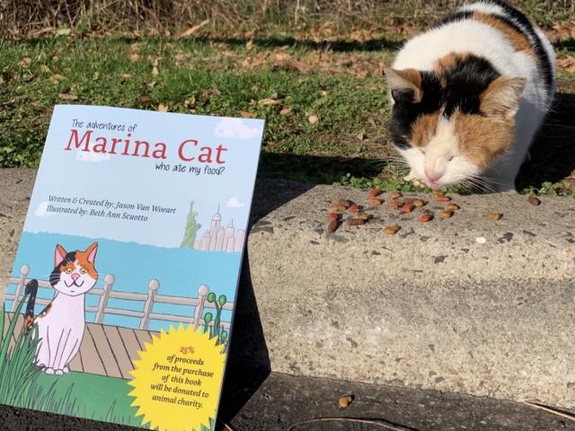 Marina Cat and the book telling her story