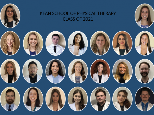 Kean DPT White Coat ceremony formal picture