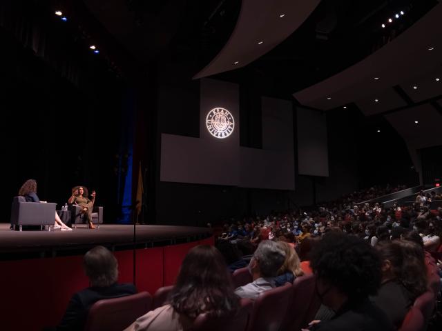 Author Elizabeth Acevedo held a book reading and discussion of her book, The Poet X, at Kean