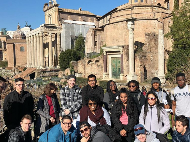 Kean architecture students visit Rome