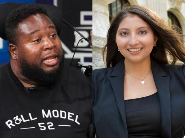 Picture of HRI Conference speakers Eric LeGrand and Isabel Mavrides-Calderon