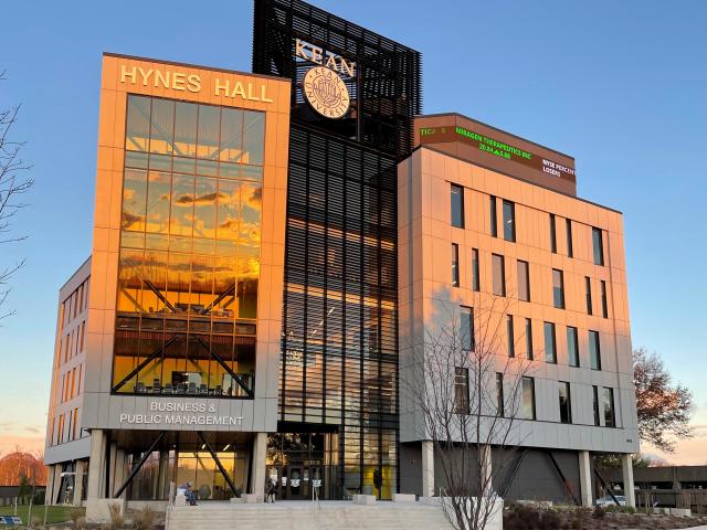 Hynes Hall houses the College of Business and Public Management at Kean