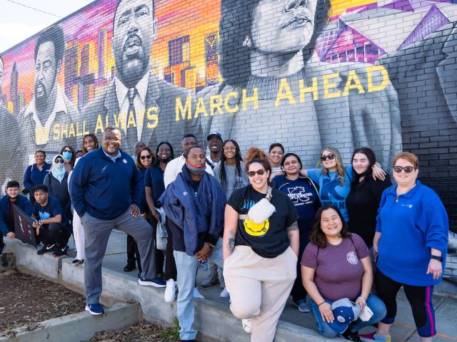 Students and alumni of Kean University - Human Rights Institute