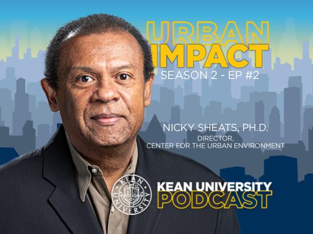 An image of Nicky Sheats, with the words Urban Impact