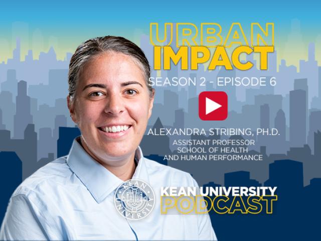 A graphic image of a Alex Stribing with the words Urban Impact, Season 2, Episode 6