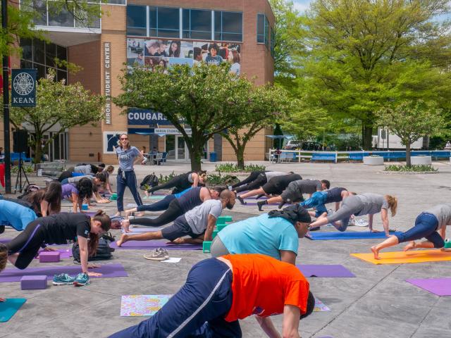 Kean fitness class