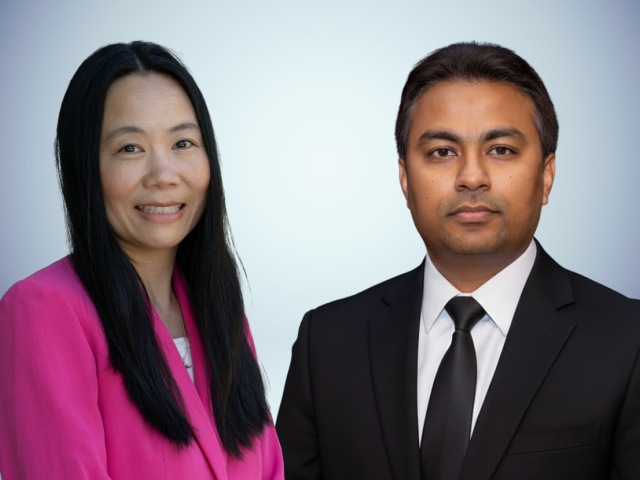 Kean University Faculty Drs. Jennifer Chen and Supratik Kar