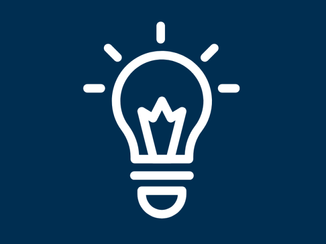 An image of a light bulb