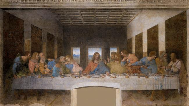 This is an image of Da Vinci's The Last Supper