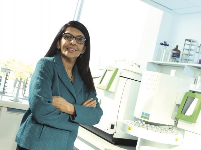 Kean biotechnology and molecular biology professor Dil Ramanathan, Ph.D.