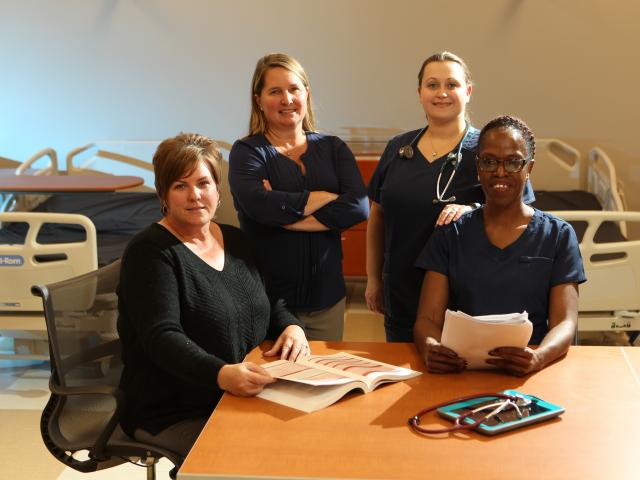 Nursing Department Faculty in North Avenue Academic Building