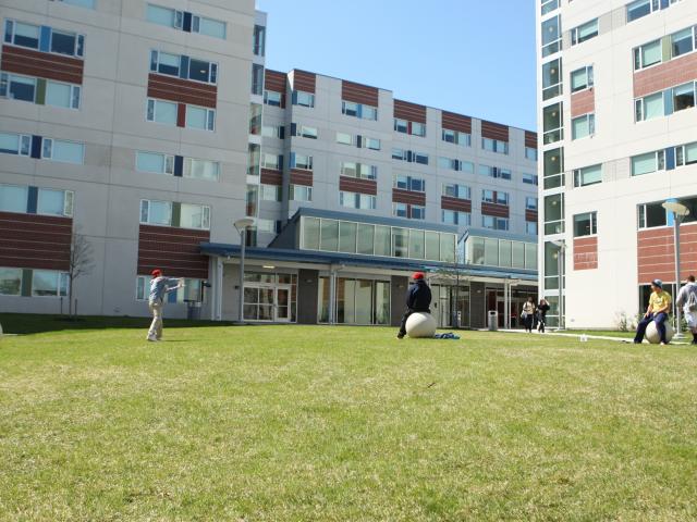 Outside of Residence Hall Building