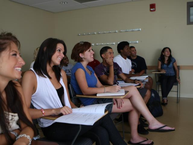 Students in classroom