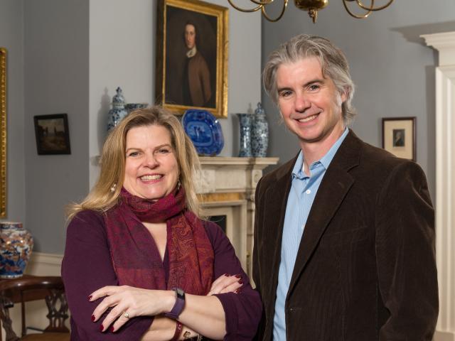 Kean History Professors Elizabeth Hyde and Jonathan Mercantini