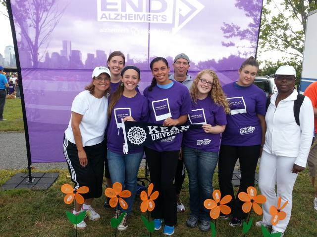 Kean - Recreation Major's Club - Alzheimer's Walk